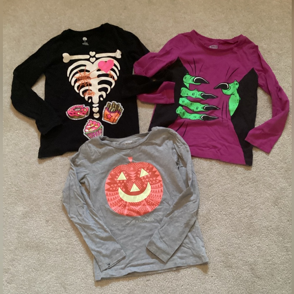 Halloween T-shirts size 7-8